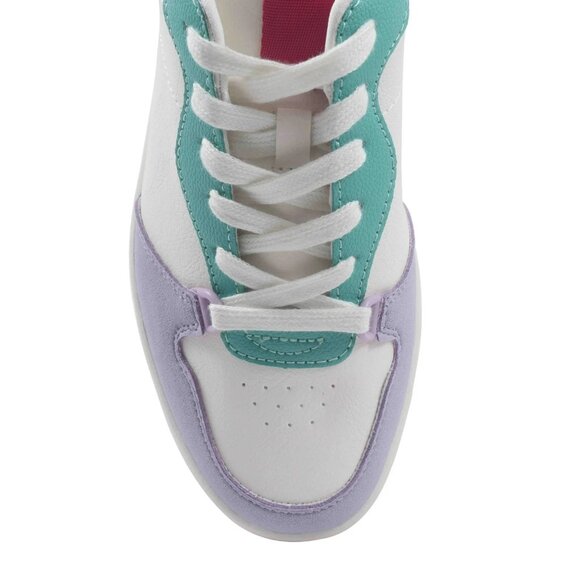 New Women's No Boundaries Lightweight Casual Court Sneakers Size 8 Multi-Color - Picture 6 of 6